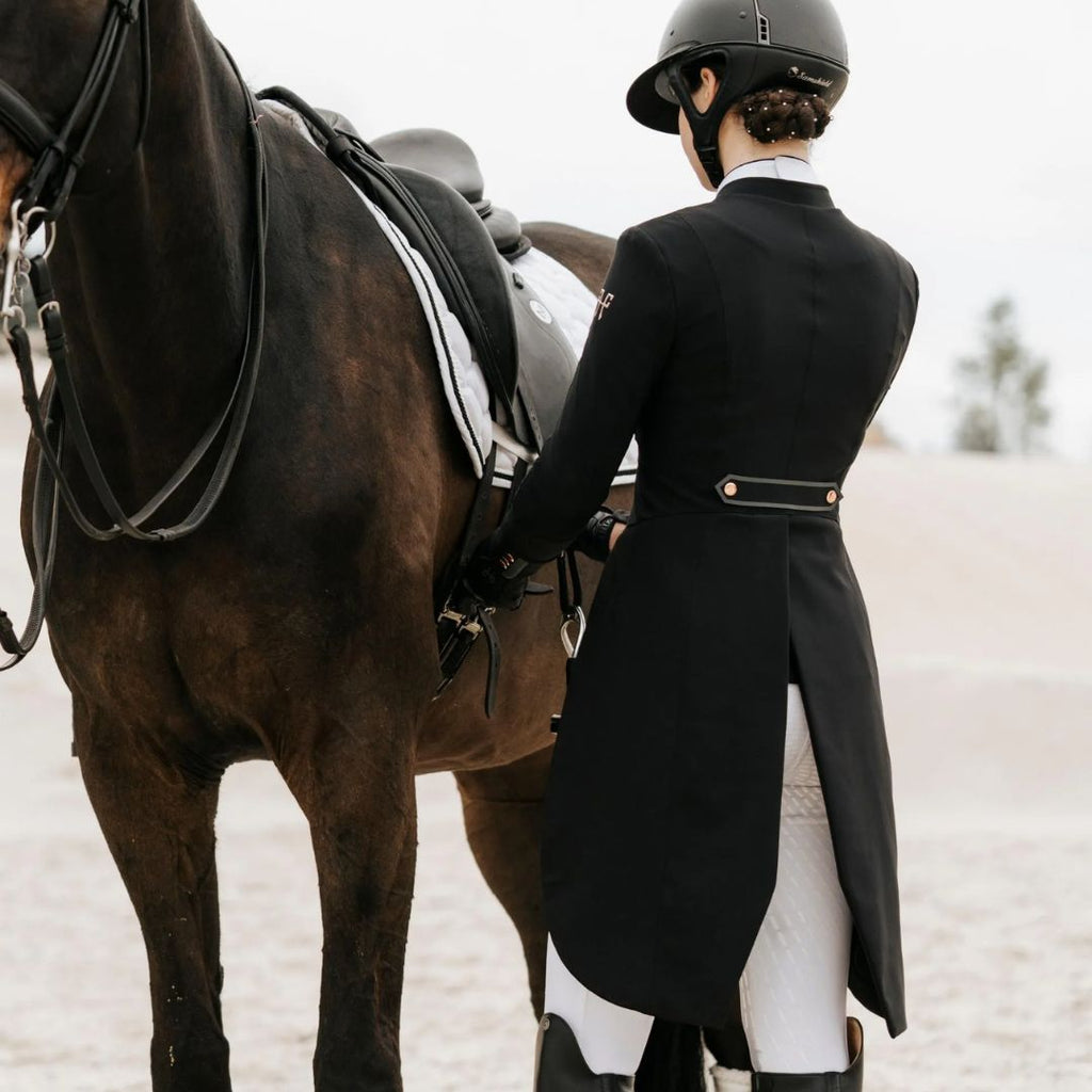 Horse PIlot Long Frac in Black - | Malvern Saddlery Competition Show Apparel Collection