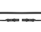 Schockemöhle Double Bridle Rolled Reins - Black | Tack Shop | Malvern Saddlery