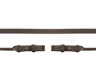 Schockemöhle Double Bridle Rolled Reins - Brown| Tack Shop | Malvern Saddlery