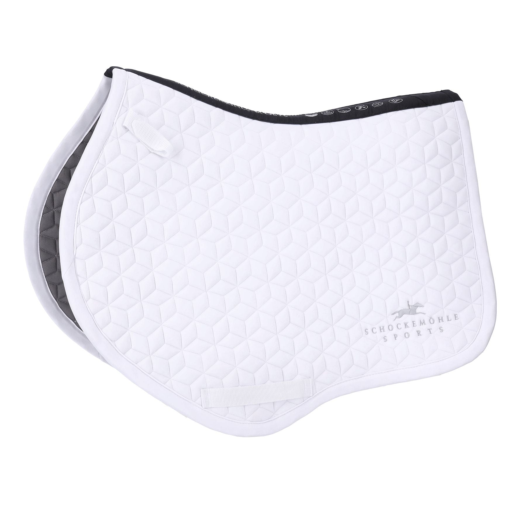 Schockemöhle Sports Thalia Jumper Saddle Pad - White | Malvern Saddlery