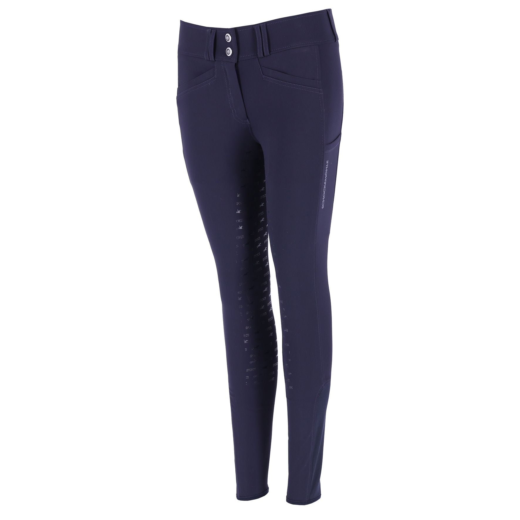 Schockemöhle Ladies SPCarola FS Breeches - Dark Navy | Malvern Saddlery
