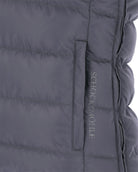 Schockemöhle Sports SPMalea Style Womens Vest - Gray aka Dusty Chocolate, side pocket detail | Malvern Saddlery