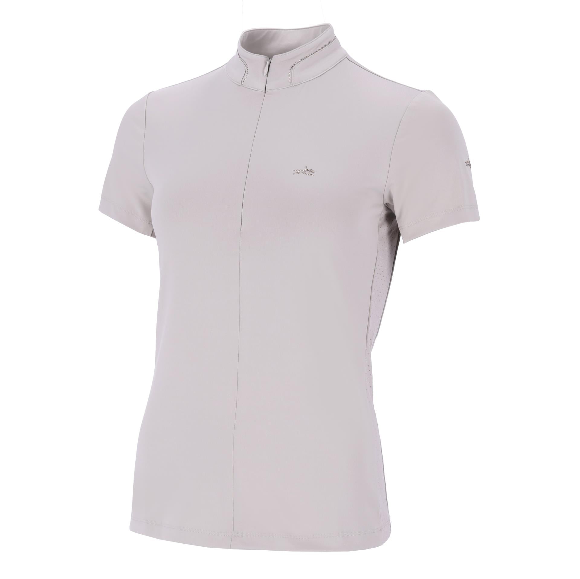 Schockemöhle Poppy Style Short Sleeve Training Shirt - chalk | Ladies Riding Shirts | Malvern Saddlery