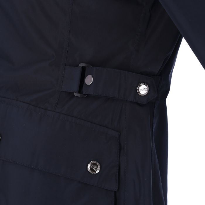 Schockemöhle Sports Karla Long Rain Coat - Navy | Malvern Saddlery