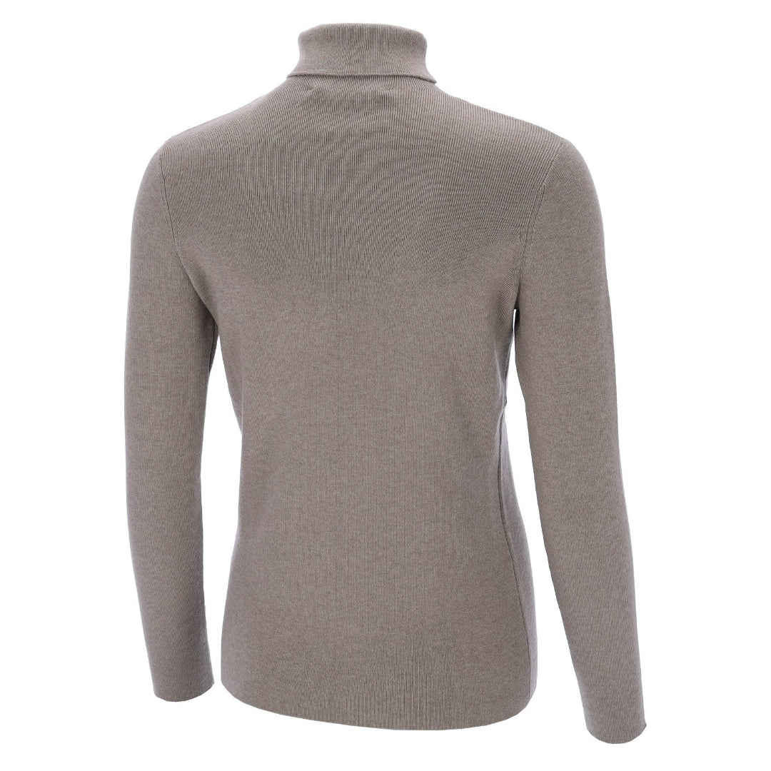 Schockemöhle Sports SP Josie Style Turtleneck Sweater - Hazel; back view| Ladies Sweaters | Malvern Saddlery