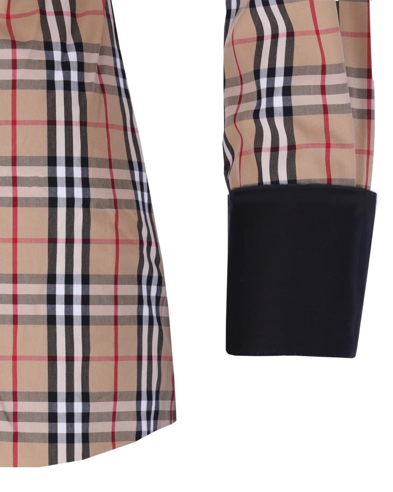 Fior da Liso Cecilia Button Up Shirt - Cecilia London Plaid, cuff detail | Malvern Saddlery