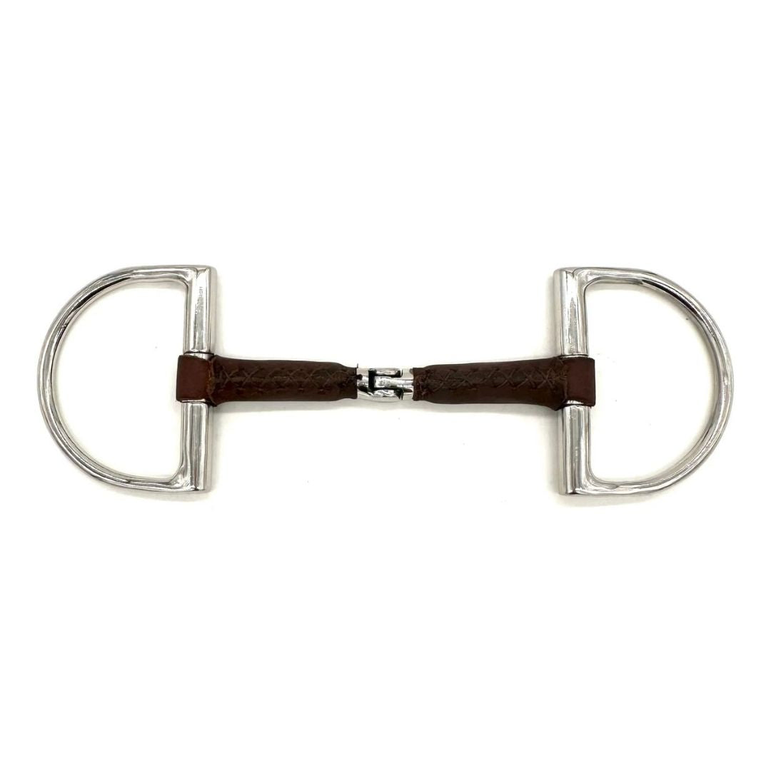AJR Sport Pony Leather D Hinge Bit | Snaffle Bits | Malvern Saddlery