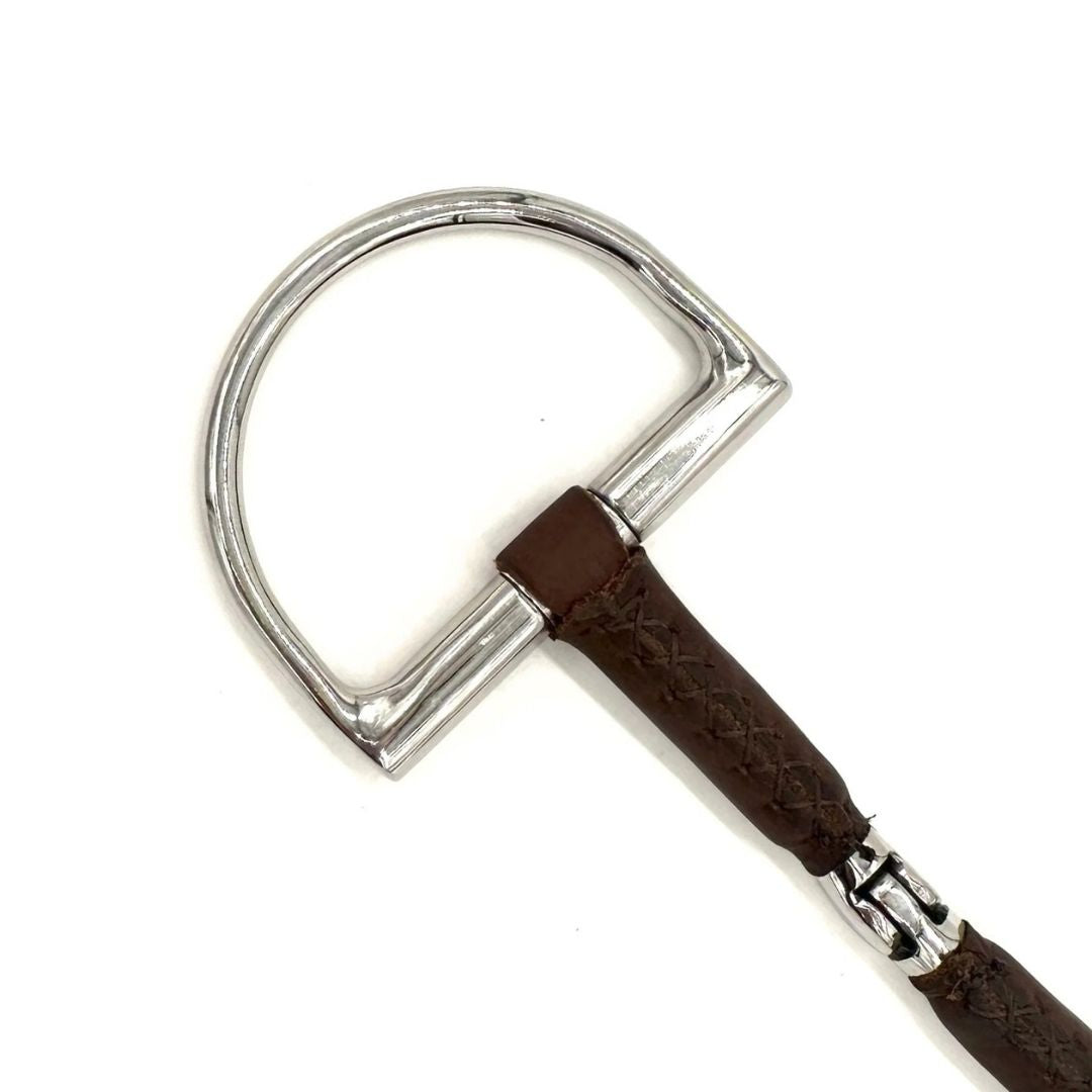 AJR Sport Pony Leather D Hinge Bit | Snaffle Bits | Malvern Saddlery
