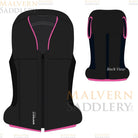 Safefit Airbag Vest Custom designs - generated - black with pink | Malvern Saddlery
