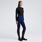 Cavalleria Toscana Women's Technical Jersey T-Shirt - Black, on model | Malvern Saddlery