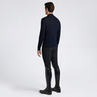 Cavalleria Toscana Men's Wool Half Zip Sweater | Navy | Equestrian Apparel | Malvern Saddlery