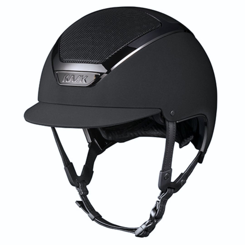 KASK Dogma Chrome Equestrian Helmet - Black | Malvern Saddlery