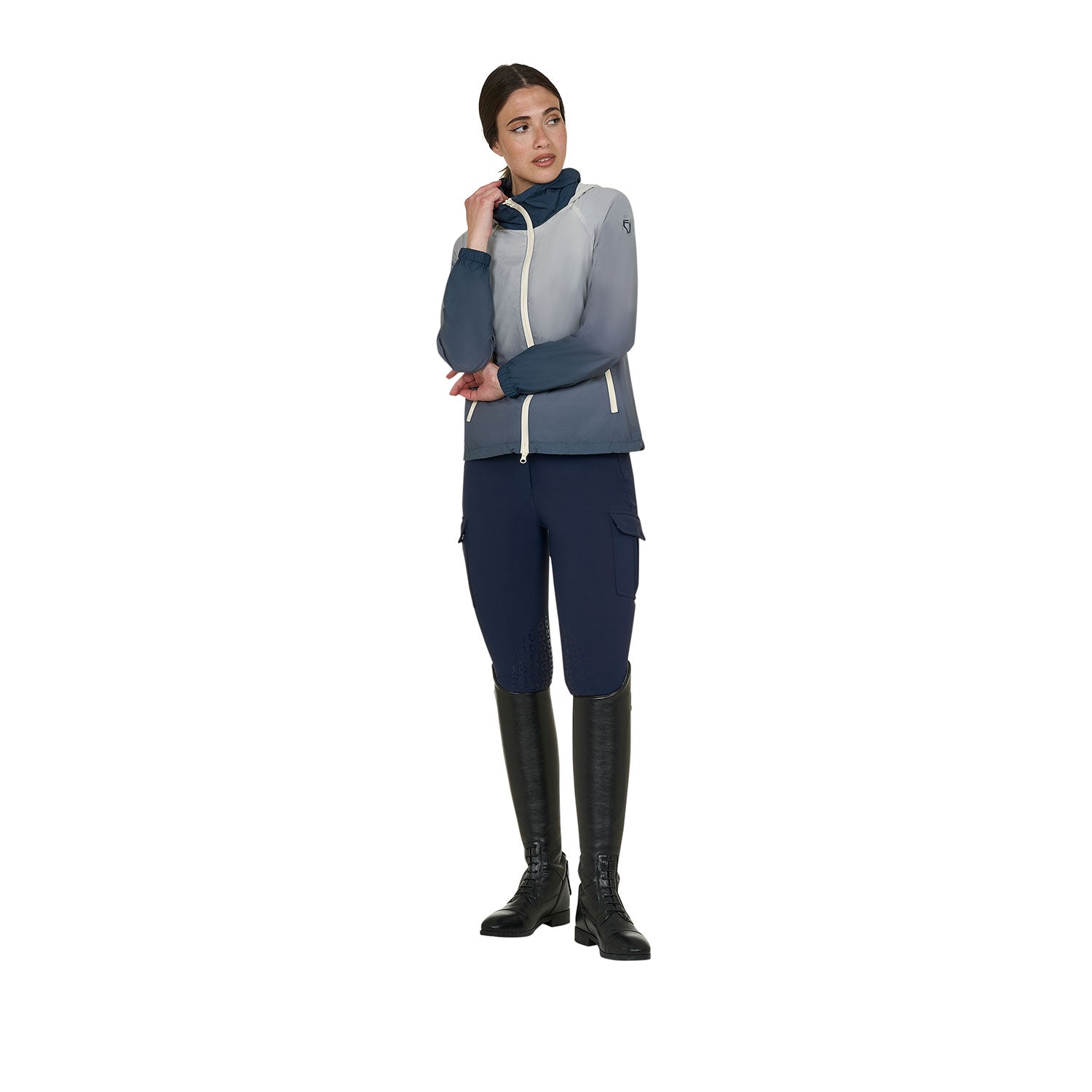 Equestro Women's Ombre Waterproof Jacket - Malvern Saddlery