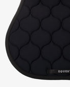 Equestro Circular Quilt Jump Saddle Pad; close up front edge quilt pattern | Malvern Saddlery