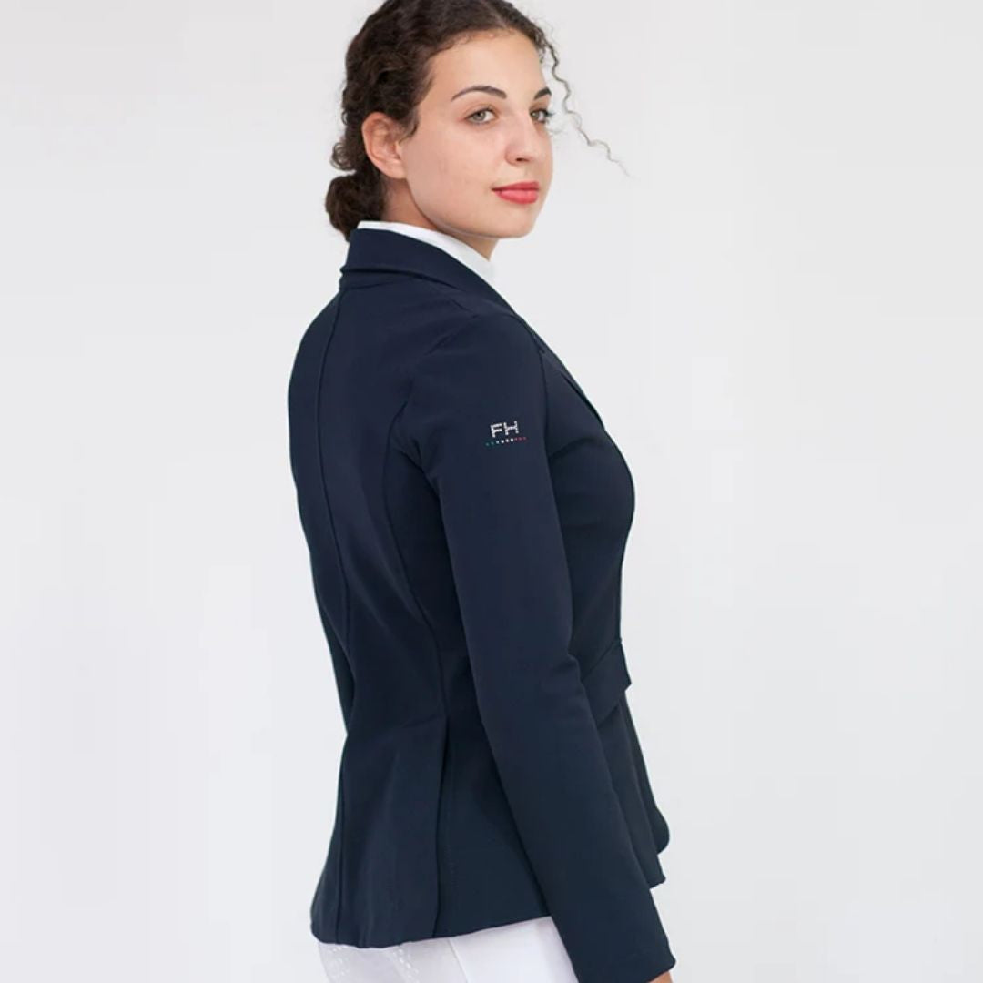 For Horses YAKIE Show Jacket - Navy | Competition Riding Apparel | Malvern Saddlery