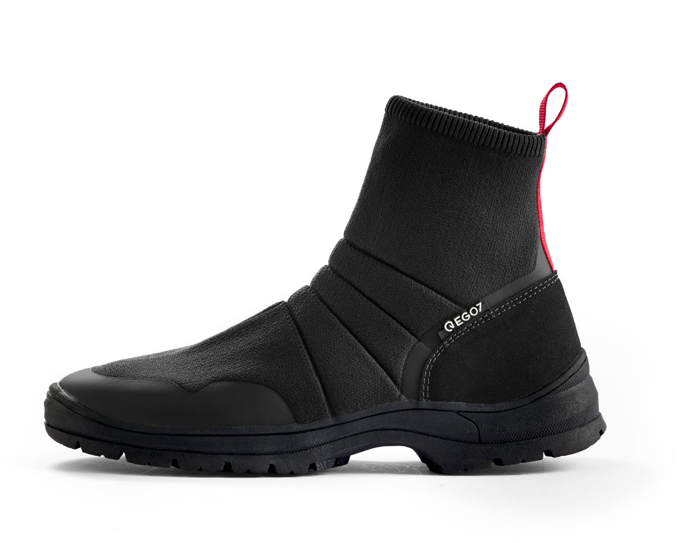 Ego 7 Gear Short Boot - Black; side view | Footwear | Malvern Saddlery