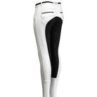 Halter Ego Kimberly Full Seat Equestrian Breeches - White with Bllack Seat | Malvern Saddlery