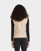 Horse Pilot Rider Vest - Latte, back view | Equestrian Outerwear | Malvern Saddlery
