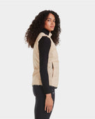 Horse Pilot Rider Vest - Latte, side view | Equestrian Outerwear | Malvern Saddlery