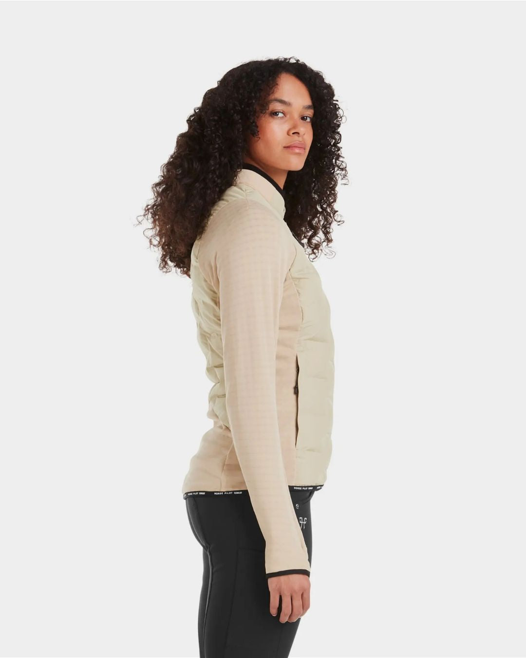 Horse Pilot Women's Storm Jacket - Latte | Equestrian Outerwear | Malvern Saddlery