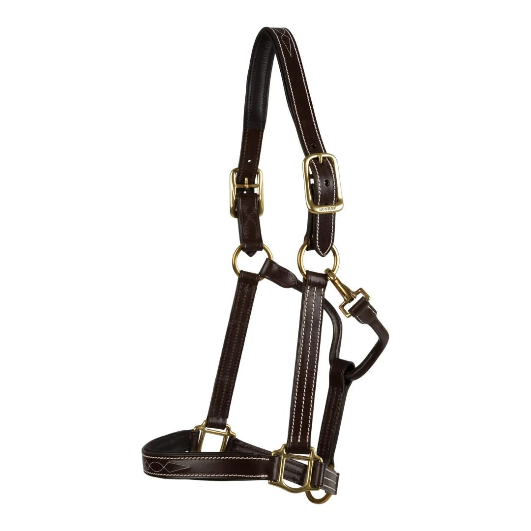 Huntley Sedgwick Fancy Stitched Padded Leather Halter | Horse Halters | Malvern Saddlery