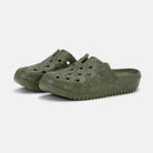 Ilse Jacobsen Slip-In Clogs - Army Green | Womens Lifestyle Footwear | Malvern Saddlery