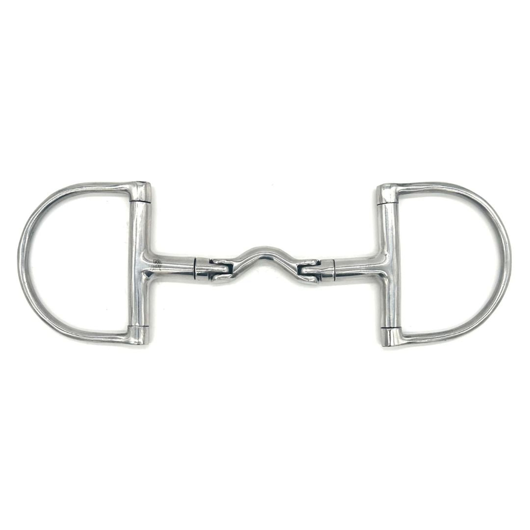 Jake Adams Equestrian Swivel Port Hinge D-Ring Horse Bit | Tack Shop | Malvern Saddlery