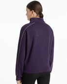 LeMieux Young Rider Kate Quarter Zip Sweatshirt - Juniper Purple | Malvern Saddlery