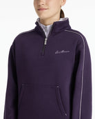 LeMieux Young Rider Kate Quarter Zip Sweatshirt - Juniper Purple | Malvern Saddlery