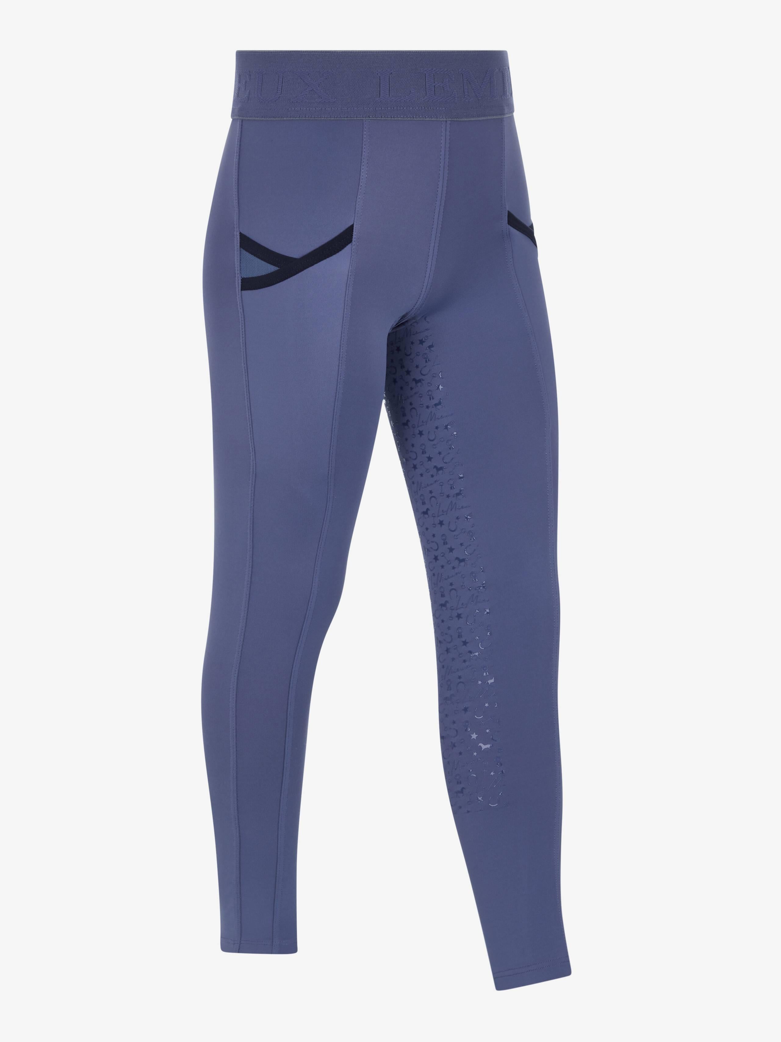 LeMieux Mini Pull On Breeches Jay Blue |  Young Rider | Malvern Saddlery