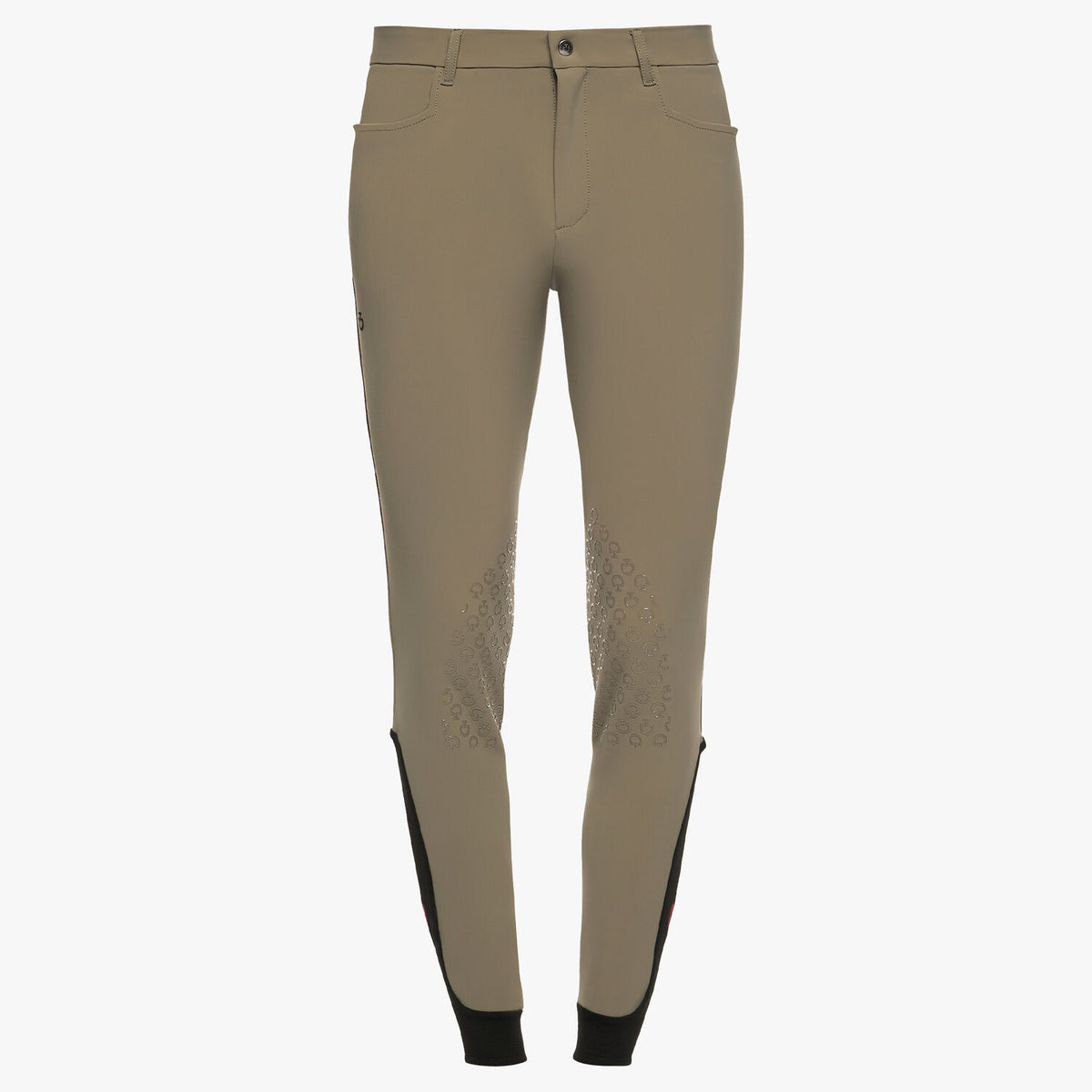 Cavalleria Toscana Men's New Grip Breech - Foliage Green, front view | Malvern Saddlery
