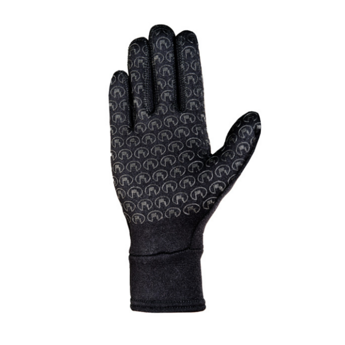 Roeckl Warwick Polartec Fleece Glove - BLACK PALM VIEW | Malvern Saddlery