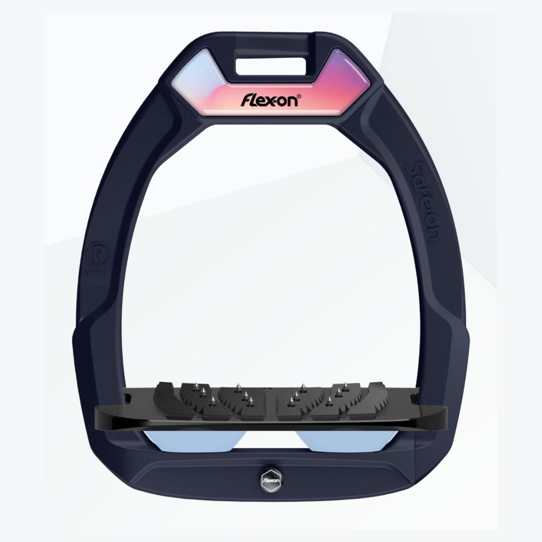 Flex-on SafeOn Safety Stirrups - Designs - Malvern Saddlery