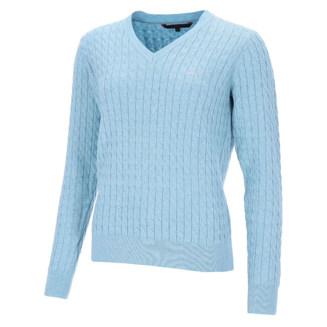 Schockemöhle Sports Womens' SP Pam Style Sweater - Light Blue | Malvern Saddlery