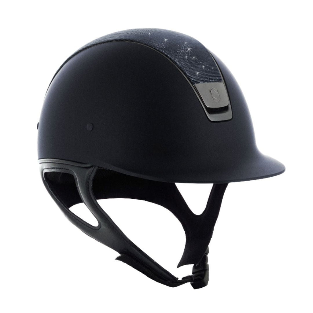 Samshield Shadow Matte Shimmer Helmet - Navy | Malvern Saddlery