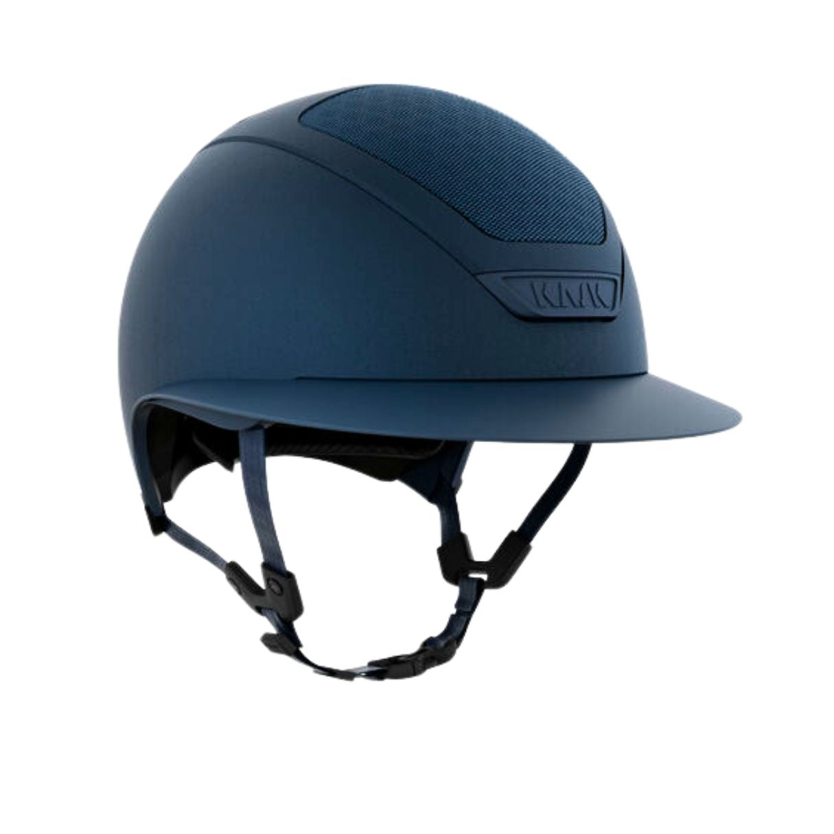 KASK Star Lady Hunter Equestrian Helmet - Navy; on white background | Wide Brim Helmets | Malvern Saddlery