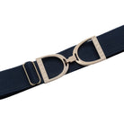 Ellany Stirrup Belt - 1.5" - Navy with gold buckle | Malvern Saddlery