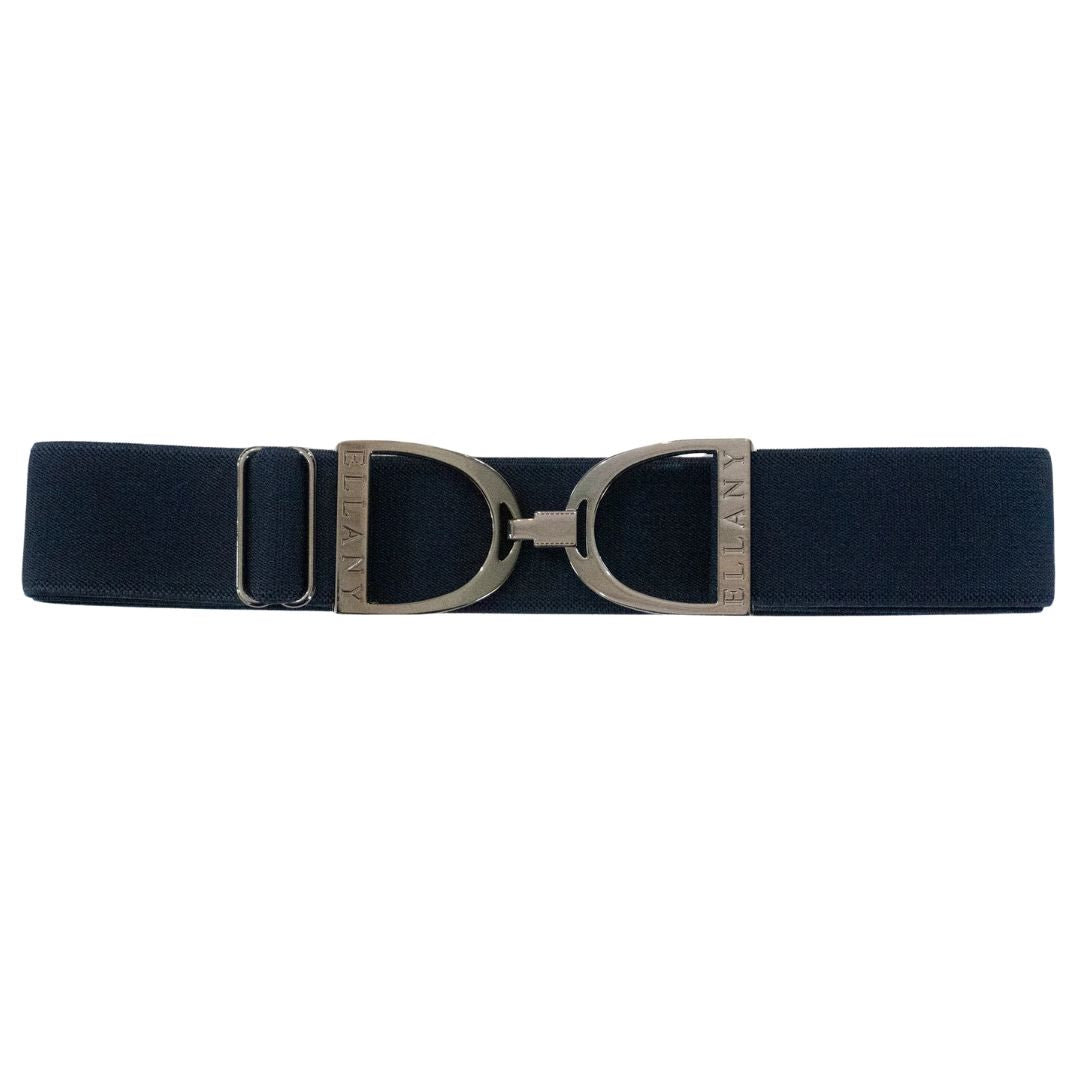 Ellany Stirrup Belt - 1.5" - Navy with Gunmetal buckle | Malvern Saddlery