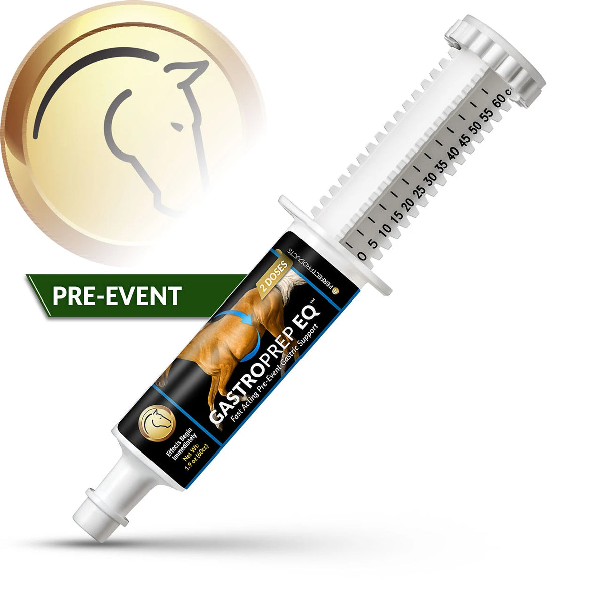 Perfect Products GastroPrep EQ Fast-Acting Gastric Relief Paste - 60cc syringe | Malvern Saddlery