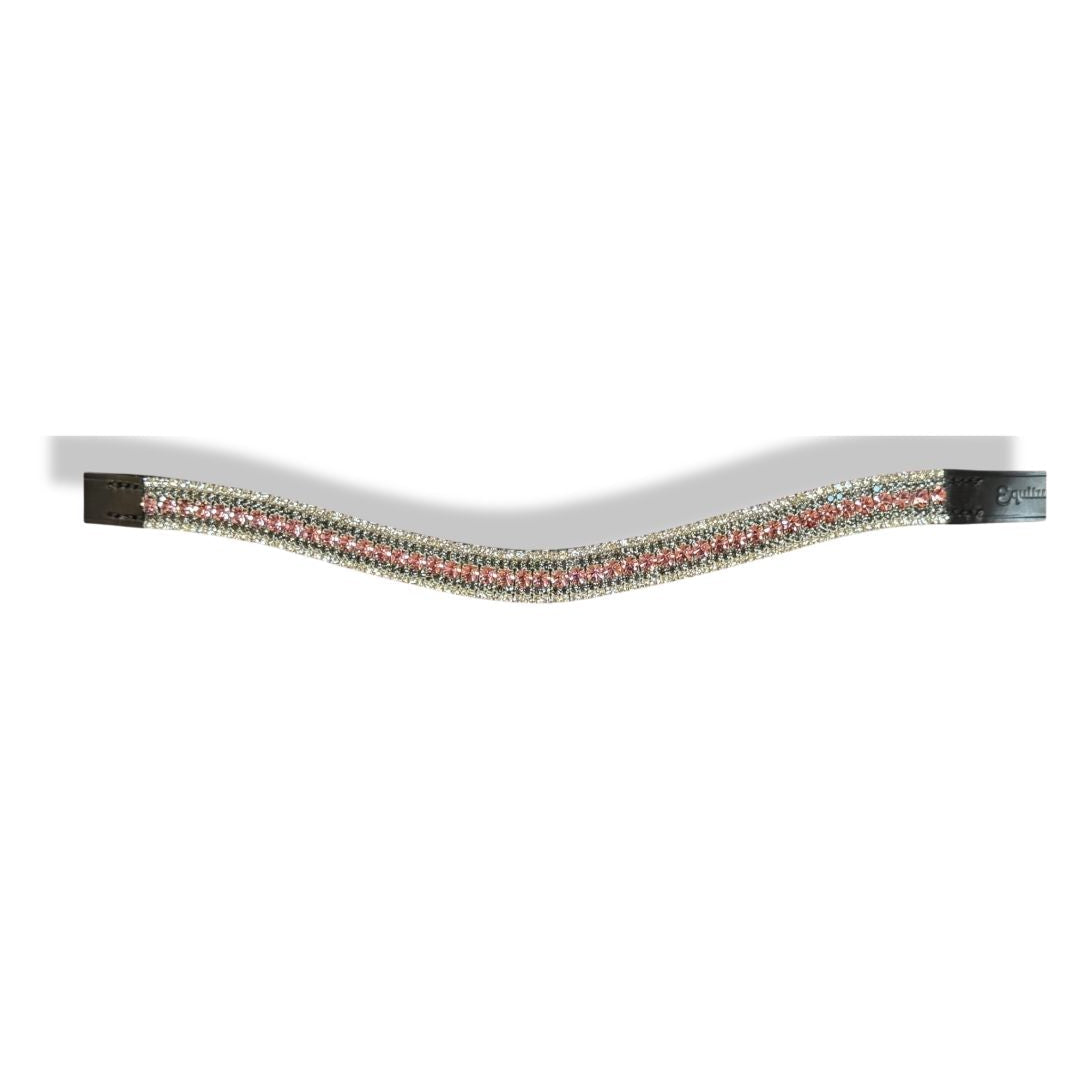 Princess Rose Swarovski Crystal Browband | Malvern Saddlery Custom Design