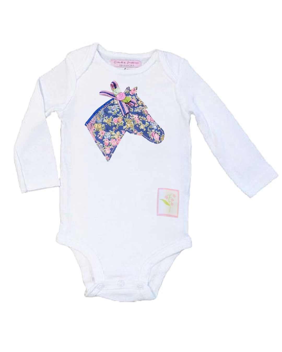 Baby Equestrian Onesie - Long Sleeves - Malvern Saddlery