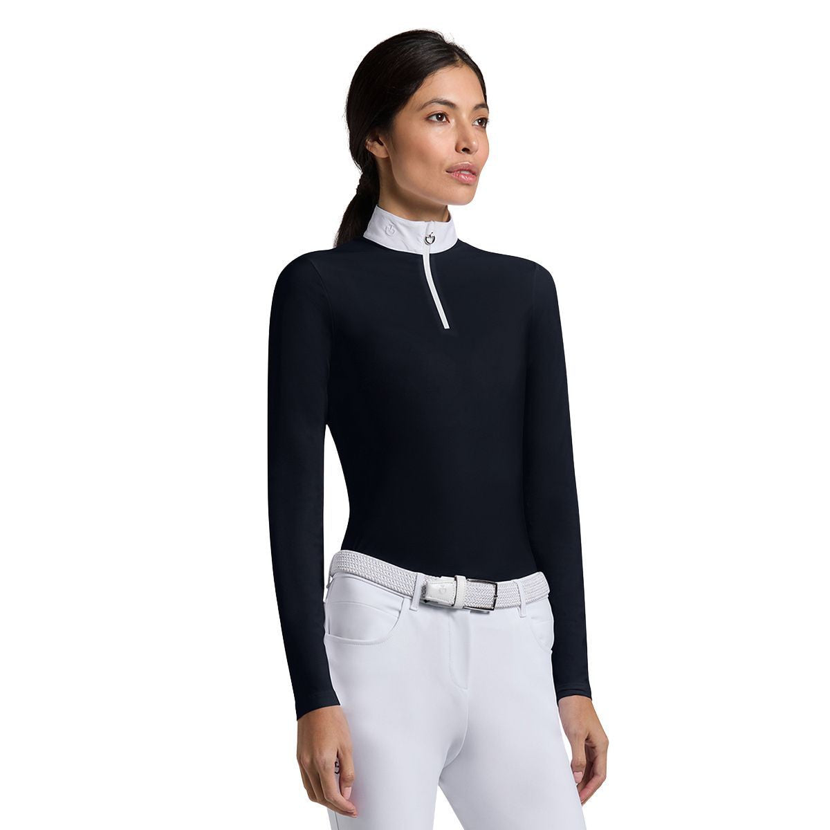 Cavalleria Toscana Jersey Jacquard Back Competition Shirt - Malvern Saddlery