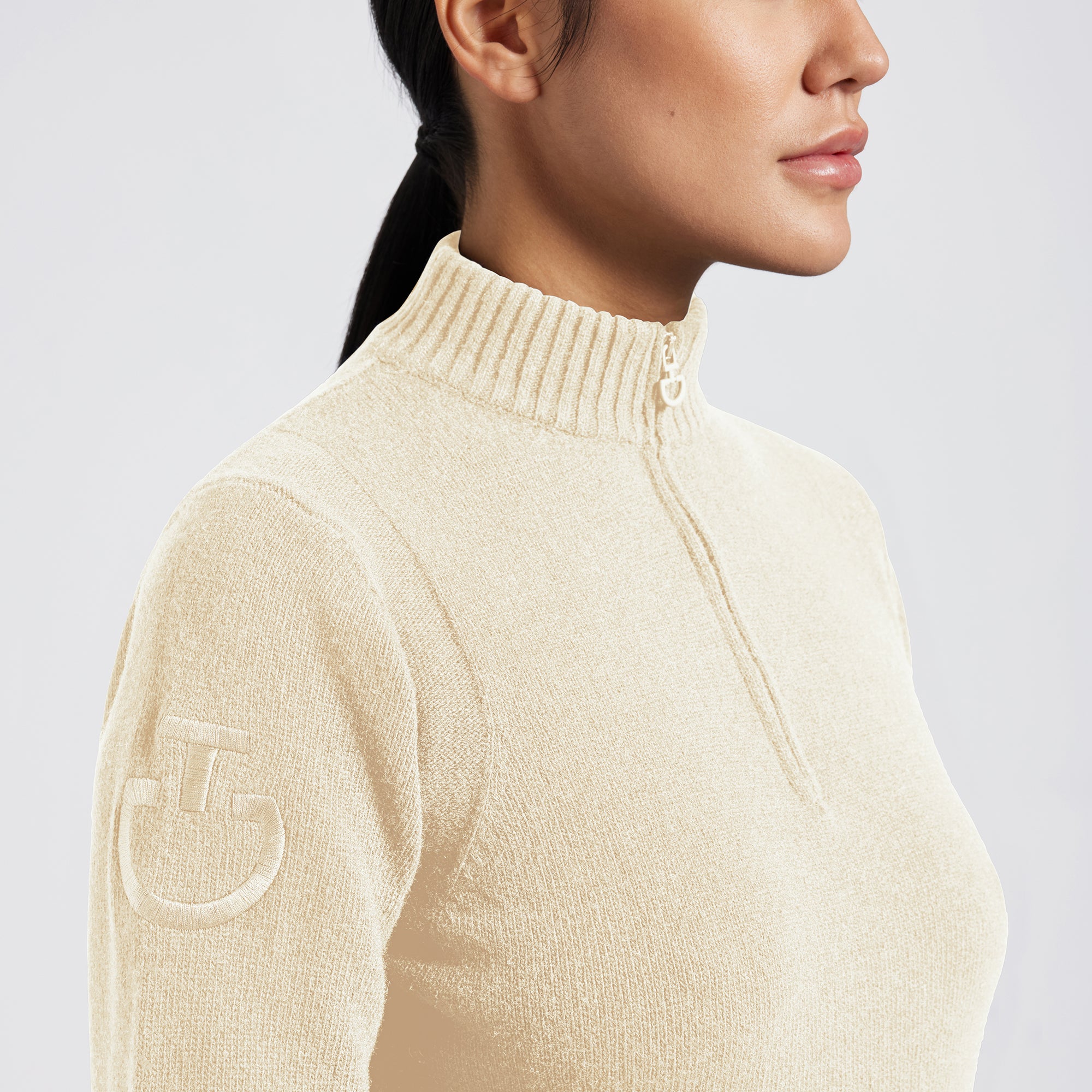 Cavalleria Toscana Half Zip Sweater | Malvern Saddlery