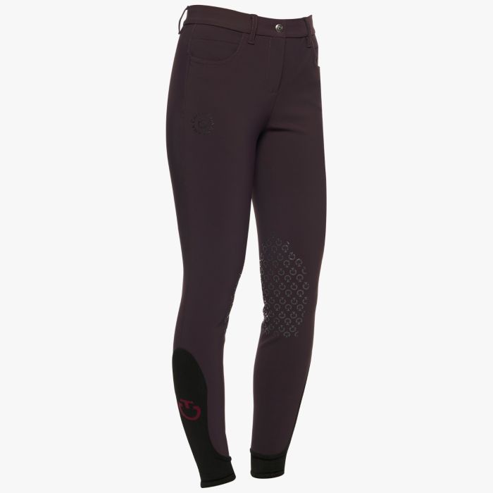 Cavalleria Toscana Girls' Performance Breeches - Aubergine - Size 14 - Malvern Saddlery