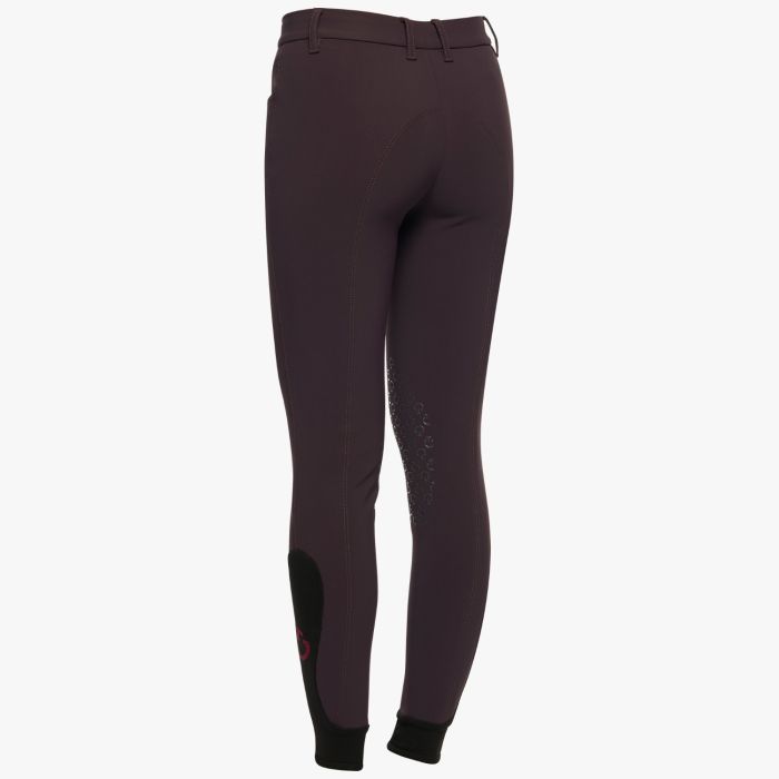 Cavalleria Toscana Girls' Performance Breeches - Aubergine - Size 14 - Malvern Saddlery
