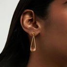 Dean Davidson Mini Ipanema Earrings - Morganite, Gold Drop | Malvern Saddlery