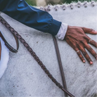 Dy'on Hunter Collection Laced Reins - 5/8" - Brown | Bridle Accessories | Malvern Saddlery