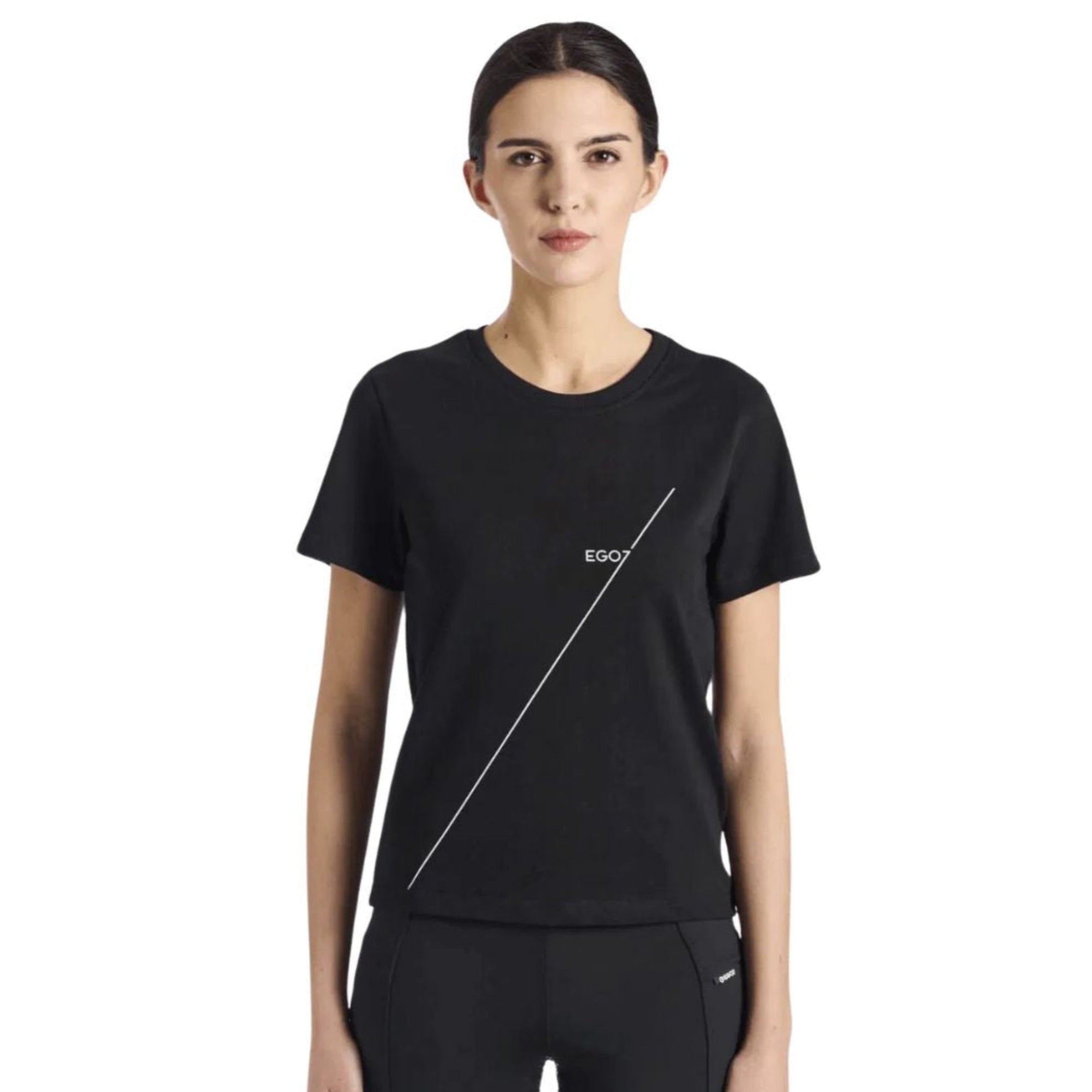 Ego 7 Luxury T-Shirt - Black | Malvern Saddlery