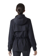 EGO7 Windcheater Jacket - Navy, back view, cinched waist | Ladies Outerwear | Malvern Saddlery