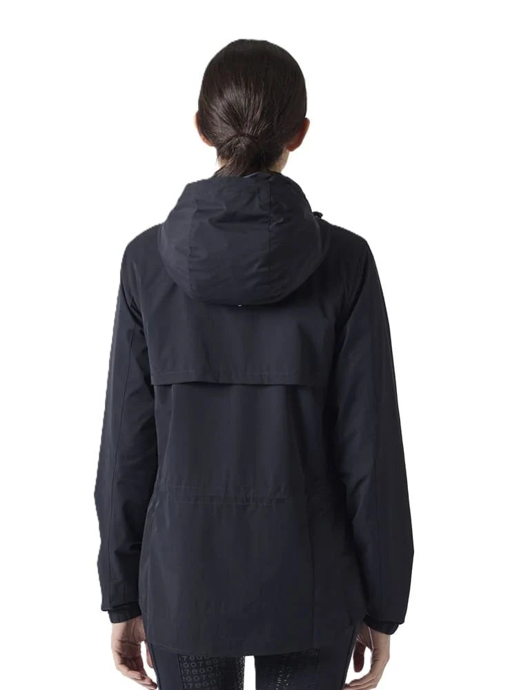 EGO7 Windcheater Jacket - Navy, back view | Ladies Outerwear | Malvern Saddlery